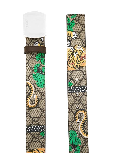 gucci supreme bengal tiger belt|Gucci tiger.